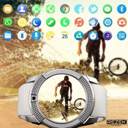 New V8 Smart Watch Bluetooth Round Sports Watches Ghana | Ubuy