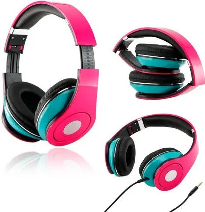 Gearonic TM Adjustable Circumaural Over-Ear Earphone Stero Headphone 3.5mm for iPod MP3 MP4 PC iPhone Music