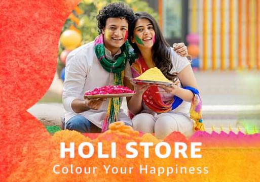 Holi Store: Upto 70% OFF on Colour, Pichkaris, Holi Gifts & More