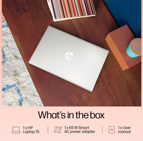 HP 15-fd0489TU Laptop (13th Gen Core i3/ 8GB/ 512GB SSD/ Win11 Home)