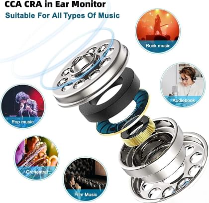 CCA CRA Wired Earphones (Without Mic)