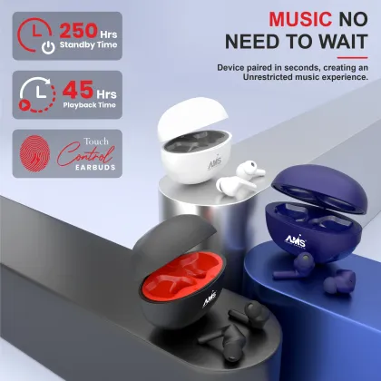 AMS X4010 Pro DualPair True Wireless Earbuds