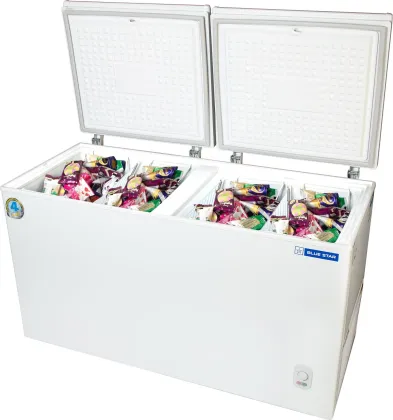 Blue Star CHFDD300MGPW 301 L Double Door Deep Freezer
