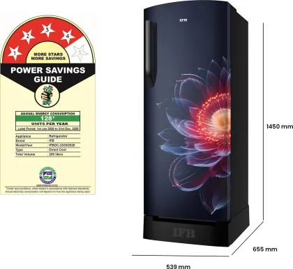 IFB IFBDC-232DYBIED 206 L 4 Star Single Door Refrigerator