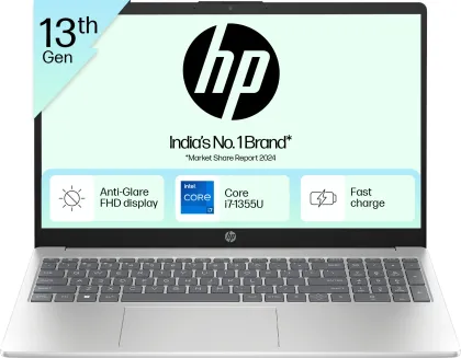 HP 15-fd0468TU Laptop (13th Gen Core i7/ 16GB/ 512GB SSD/ Win11 Home)