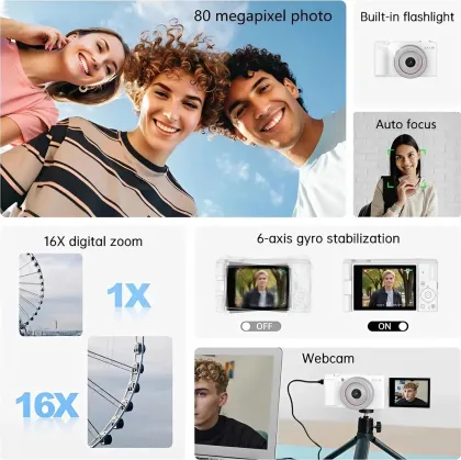 SJCAM ZV200 5K 80MP Digital Camera