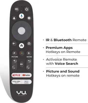 Vu Masterpiece Series 43 inch Ultra HD 4K Smart QLED TV (43VIBE24)