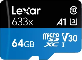 Lexar A1 633X 64GB UHS 1 Grade 3 Memory Card