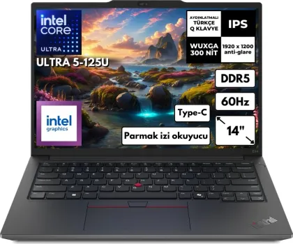 Lenovo ThinkPad E14 Gen 6 21M7002PTX Laptop (Intel Core Ultra 5 125U/ 32GB/ 512GB SSD/ Win11)