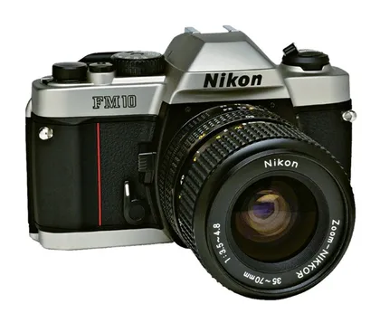 Nikon FM-10 SLR Camera with 35-70mm Zoom Lens