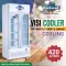 Rockwell RVC580A 420 L Double Glass Door Visi Cooler