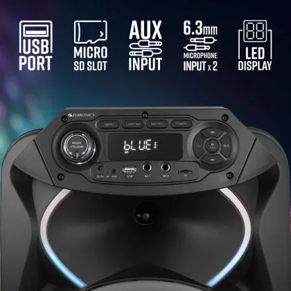 Zebronics Zeb Ginox 80W Bluetooth Speaker