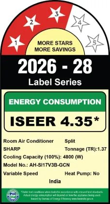 Sharp AH-SI17V3B-GCN 1.5 Ton 3 Star 2026 Inverter Split AC