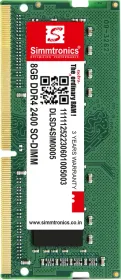 Simmtronics DLSD4SIM0005 8 GB DDR4-2400 Laptop RAM
