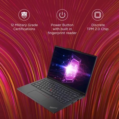 Lenovo ThinkPad E14 21JRS0JH00 Laptop (AMD Ryzen 5 7530U/ 8GB/ 512GB SSD/ Win11 Home)