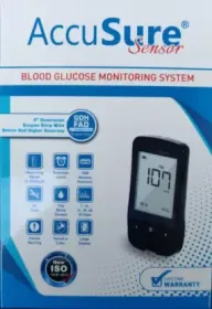 AccuSure Sensor 4th Generation Glucometer
