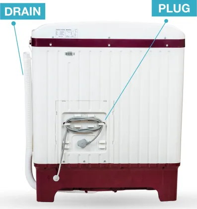 Sansui SISA65A5R 6.5 kg Semi Automatic Washing Machine