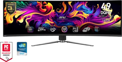 MSI MPG 491CQP QD-OLED 49 inch DQHD Gaming Monitor