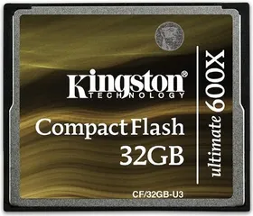 Kingston 32GB CompactFlash CF Memory Card | Ultimate 600x