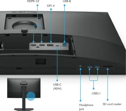 BenQ SW272Q 27 inch Quad HD Monitor