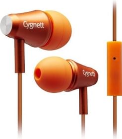 Cygnett Fusion II Earphone with Mic (Orange)