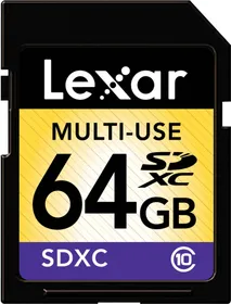 Lexar MicroSDXC 64GB Card Class 10