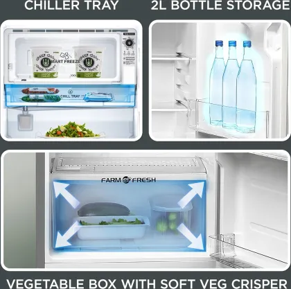 Midea MRD190D2HPBS 190 L 2 Star Single Door Refrigerator