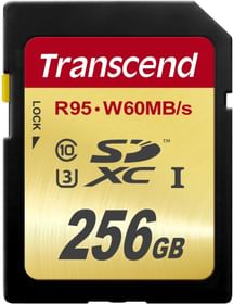 Transcend TS256GSDU3 256GB UHS-3 Class 10 Memory Card