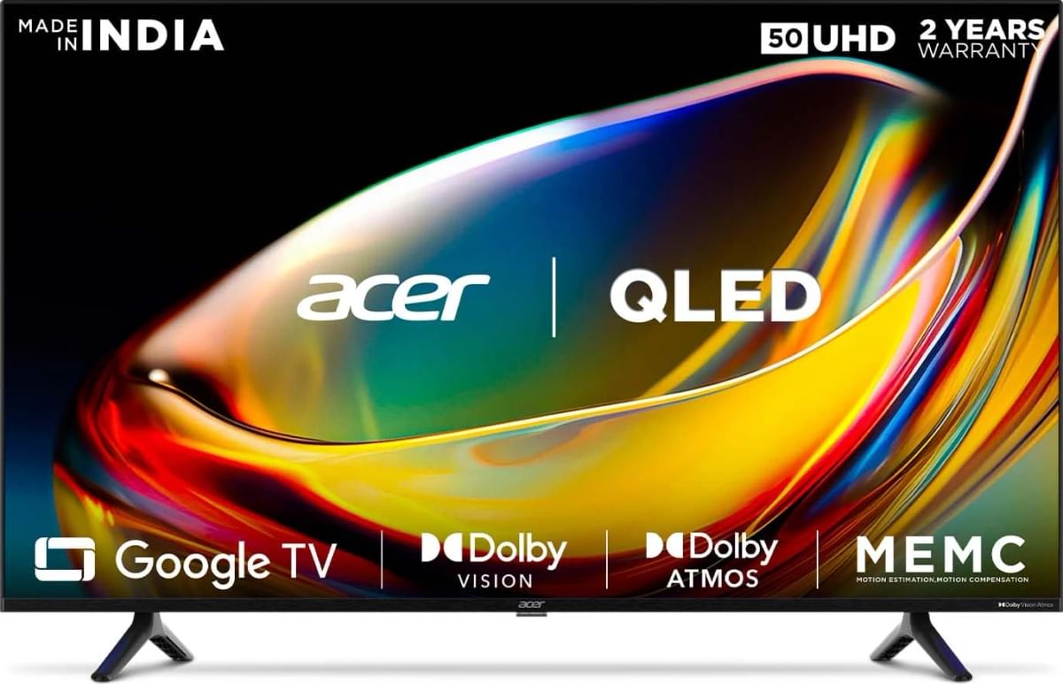 Acer V Series Inch Ultra Hd K Smart Qled Tv Ar Gr Vqd Price In India Full Specs