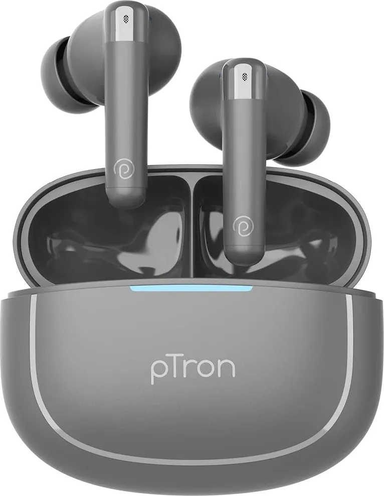 Bluetooth Earbuds Ptron Airpods Amazon PTron Bassbuds Duo Pro True