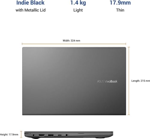 Asus VivoBook Ultra K14 K413FA-EK548TS Laptop (10th Gen Core i3/ 4GB/ 256GB SSD/ Windows 10)