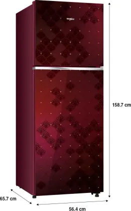 Whirlpool Neo 278GD PRM Swarna Ruby 235 L 2 Star Double Door Refrigerator