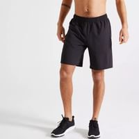 DOMYOS Men's Eco-Friendly Fitness Training Shorts - Black