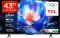TCL P71K 43 inch Ultra HD 4K Smart QLED TV (43P71K)