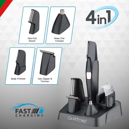 Groomiist PT-303 4-in-1 Trimmer and Shaver