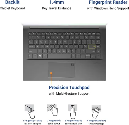 Asus VivoBook Ultra K14 K413FA-EK548TS Laptop (10th Gen Core i3