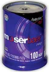 Moser Baer Pro CD-R 100 Pack Cake Box (Pack of 100)