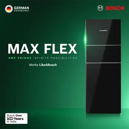 Bosch Max Flex CMC36K23VI 335 L 3 Star Triple Door Refrigerator