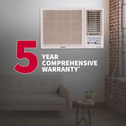 Hitachi RAW518HHEO 1.5 Ton 5 Star 2025 Inverter Window AC