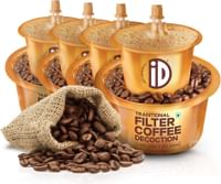 iD 100% Authentic Ready to Use, Instant Filter Coffee Decoction 30 Cups | 600ml Coffee Liquid (150ml x 4) | Add Hot Milk and Sugar to Taste