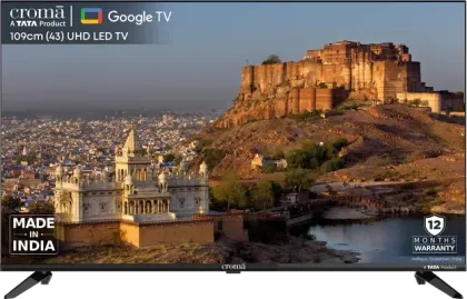 Croma CREL043UGC333801 43 inch Ultra HD 4K Smart LED TV