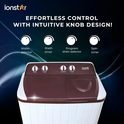 Ionstar STAR75-DLX 7.5 Kg Semi Automatic Washing Machine