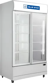 Blue Star VC600CD 568 L Double Glass Door Visi Cooler