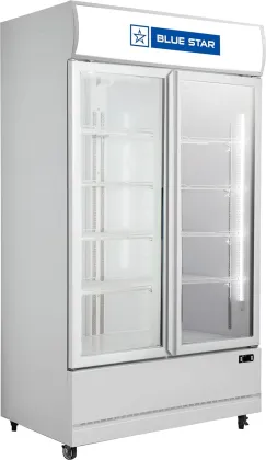 Blue Star VC600CD 568 L Double Glass Door Visi Cooler