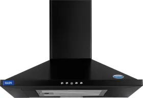 Glen 6049 BLK 60 BF 60cm Wall Mounted Chimney