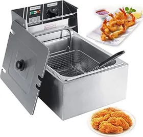 Froth & Flavor DF-ELF04 6L Electric Deep Fryer