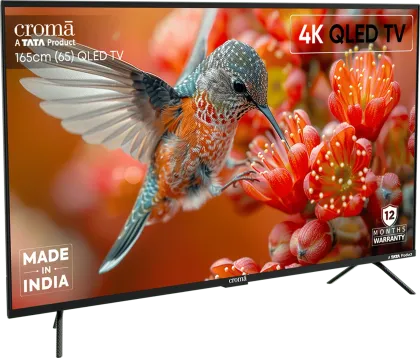 Croma CREL065UGQ331850 65 inch Ultra HD 4K Smart QLED TV