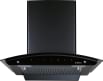 Elica FL 600 SLIM HAC MS NERO 60 cm Wall Mounted Chimney