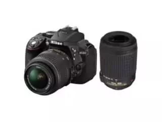 Nikon D5200 DSLR Camera (AF-S 18-55mm + 55-200mm VR Lens)