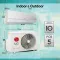 LG TS-Q17XNXE2 1.2 Ton 3 Star 2024 Dual Inverter Split AC